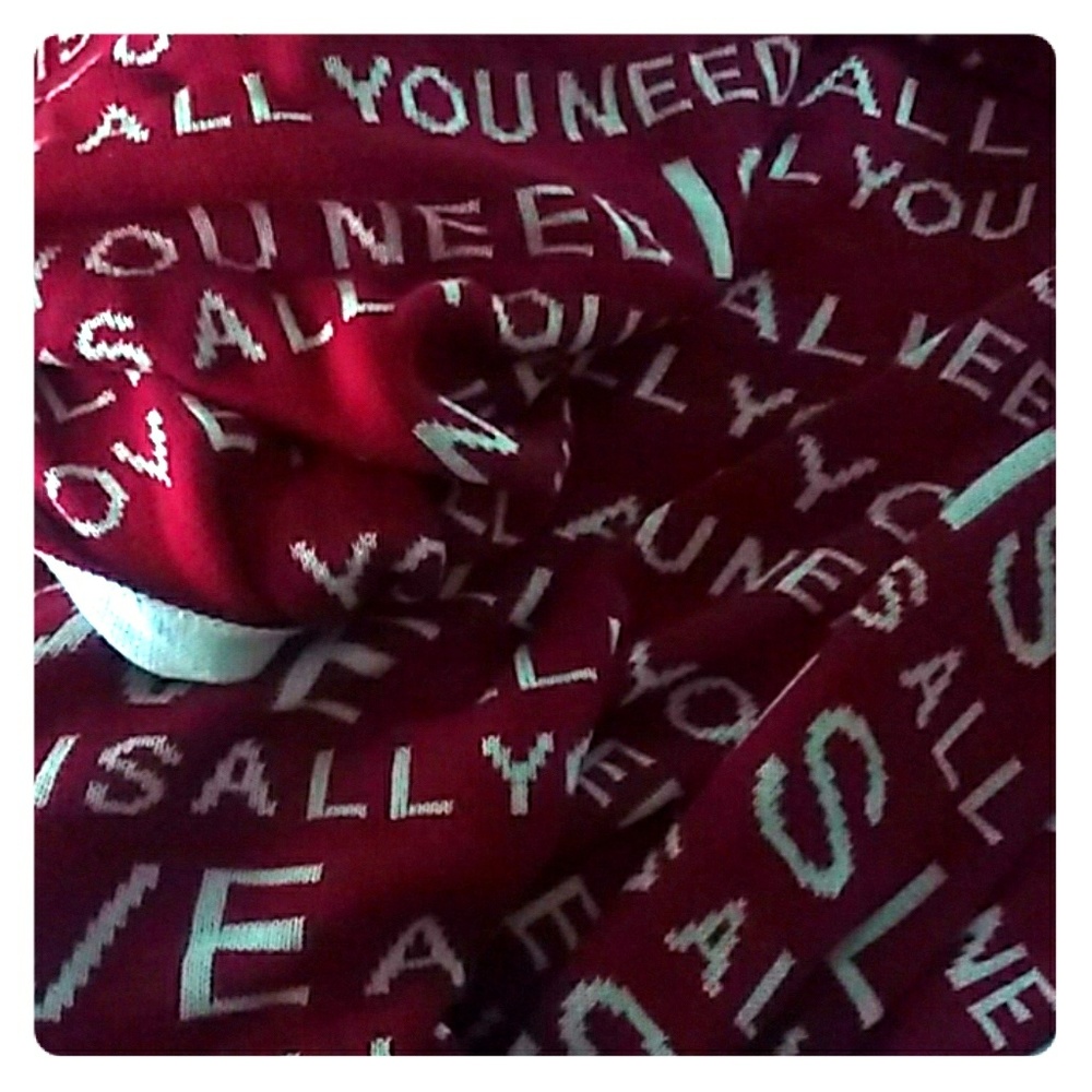 All you need is love blanket